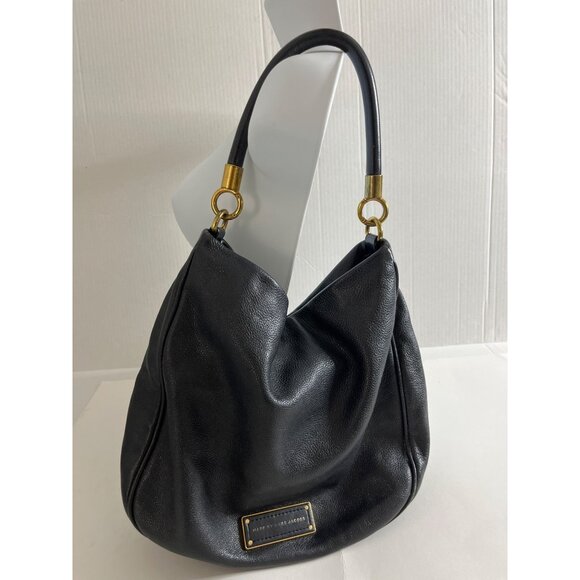 Marc by Marc Jacobs Too Hot to Handle Black‎ Leather Hobo Shoulder Bag - Picture 11 of 15